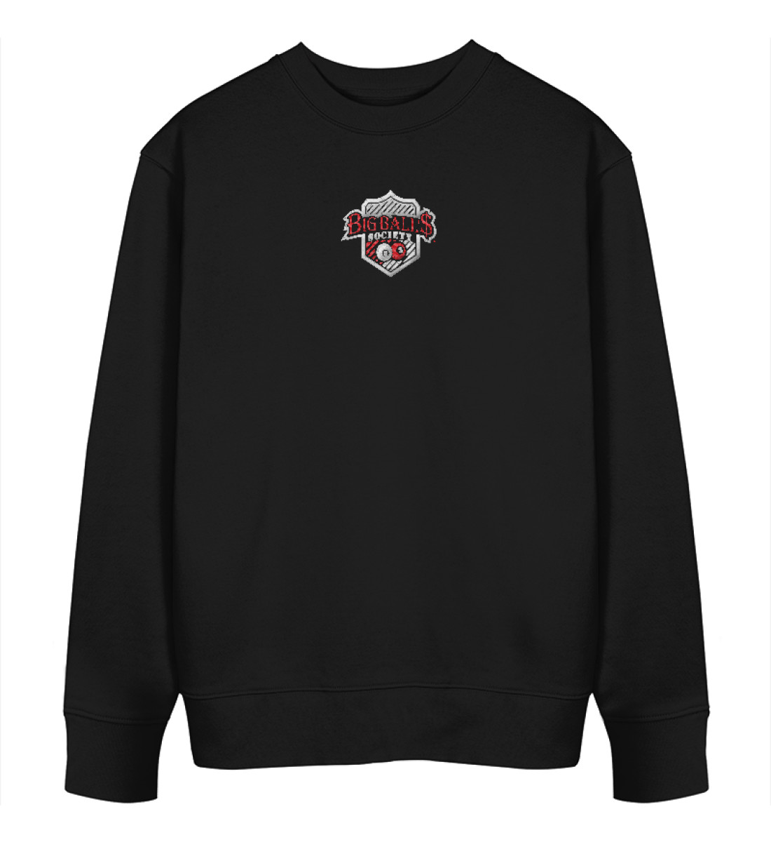 Big Ball'$ Society White/ Red Changer Sweatshirt mit Stick
