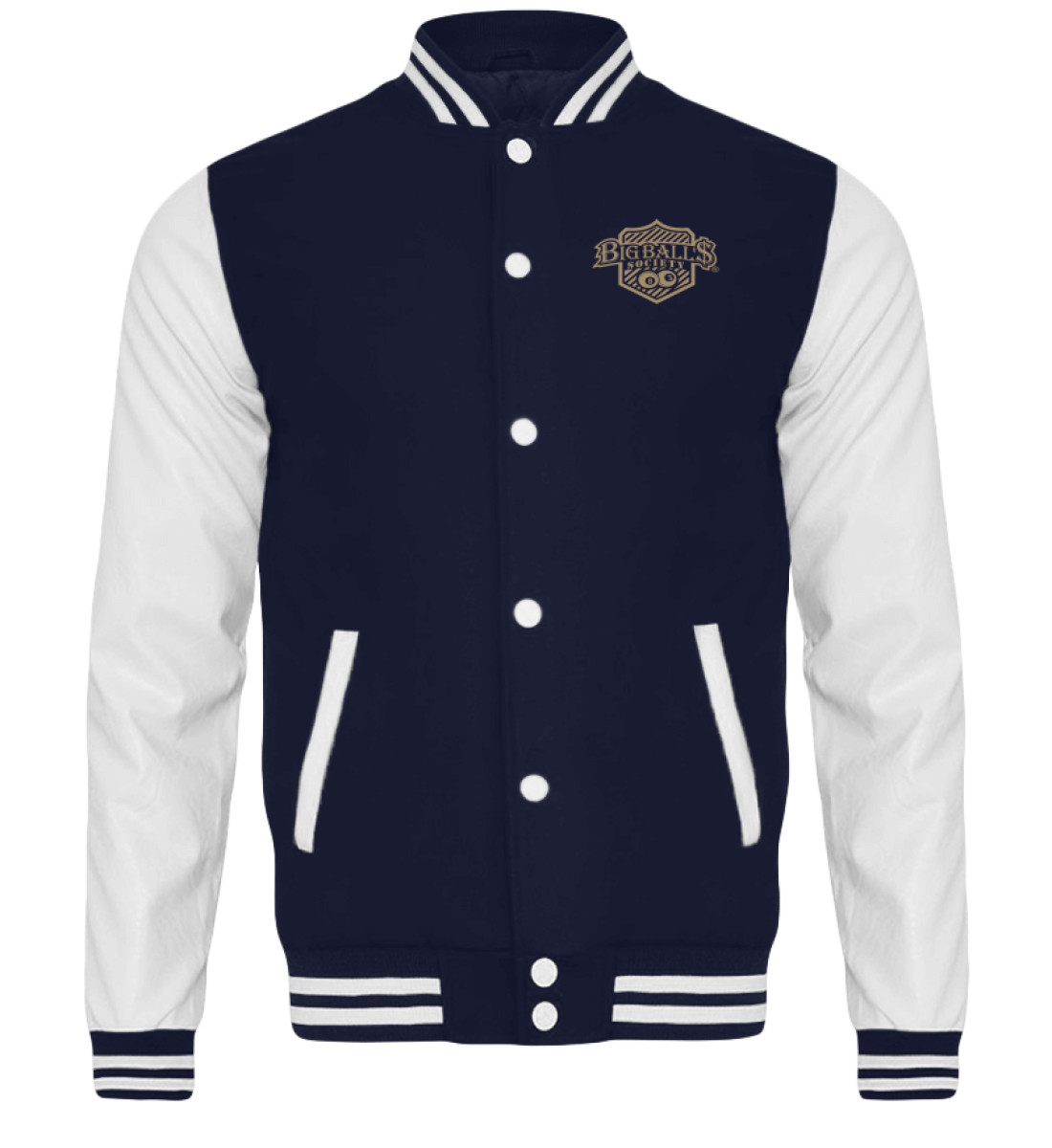 Big Ball'$ Society Logo Sand Collegejacke