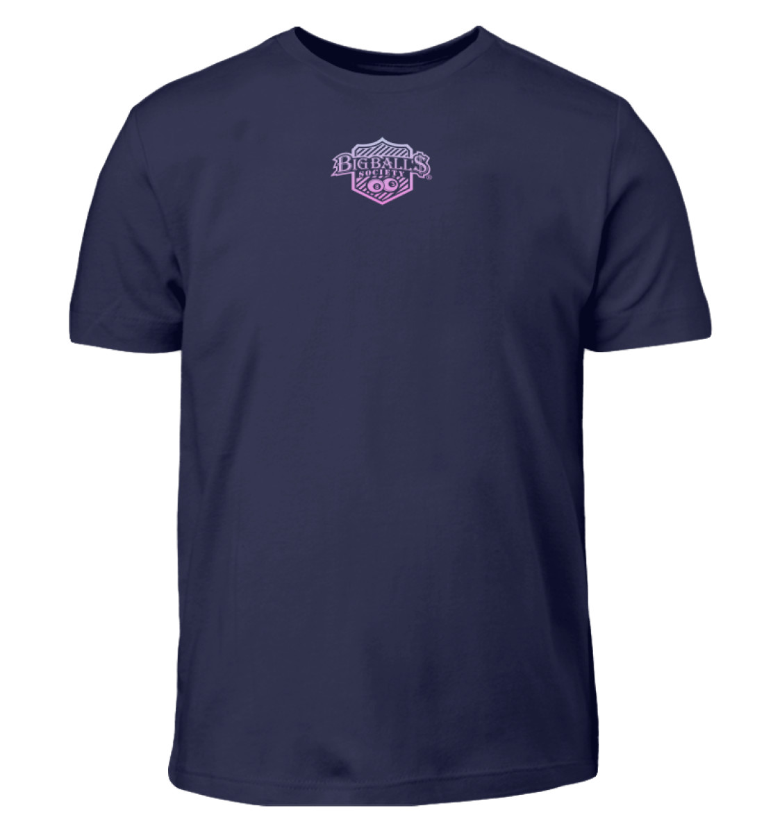 Big Ball'$ Society Logo Pink Kinder T-Shirt