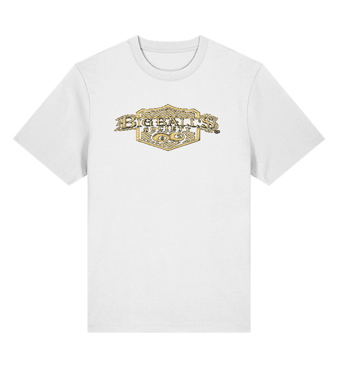 Big Ball'$ Society Gold Sparker Heavy T-Shirt mit Stick