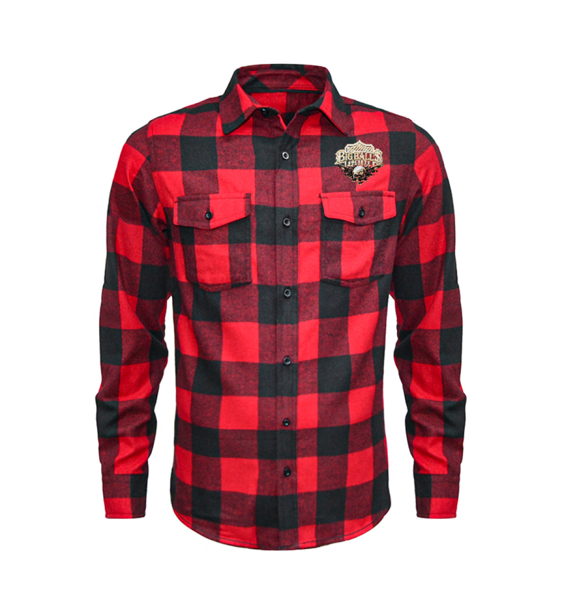 Big Ball'$ Society Flying Skull limited Flanellhemd 
