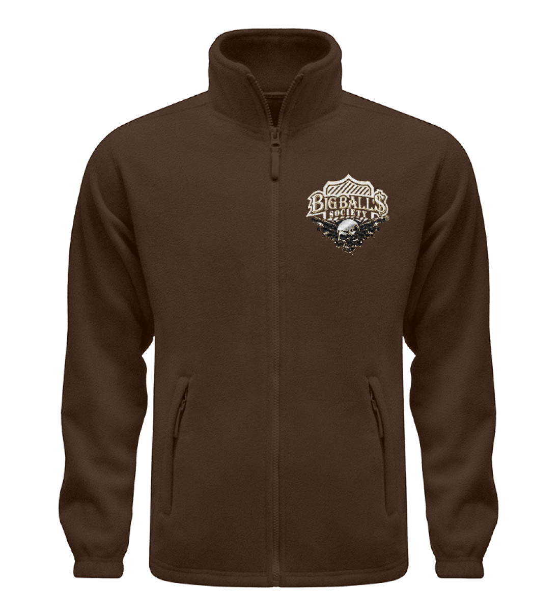 Big Ball'$ Society Flying Skull limited Fleece Jacke 