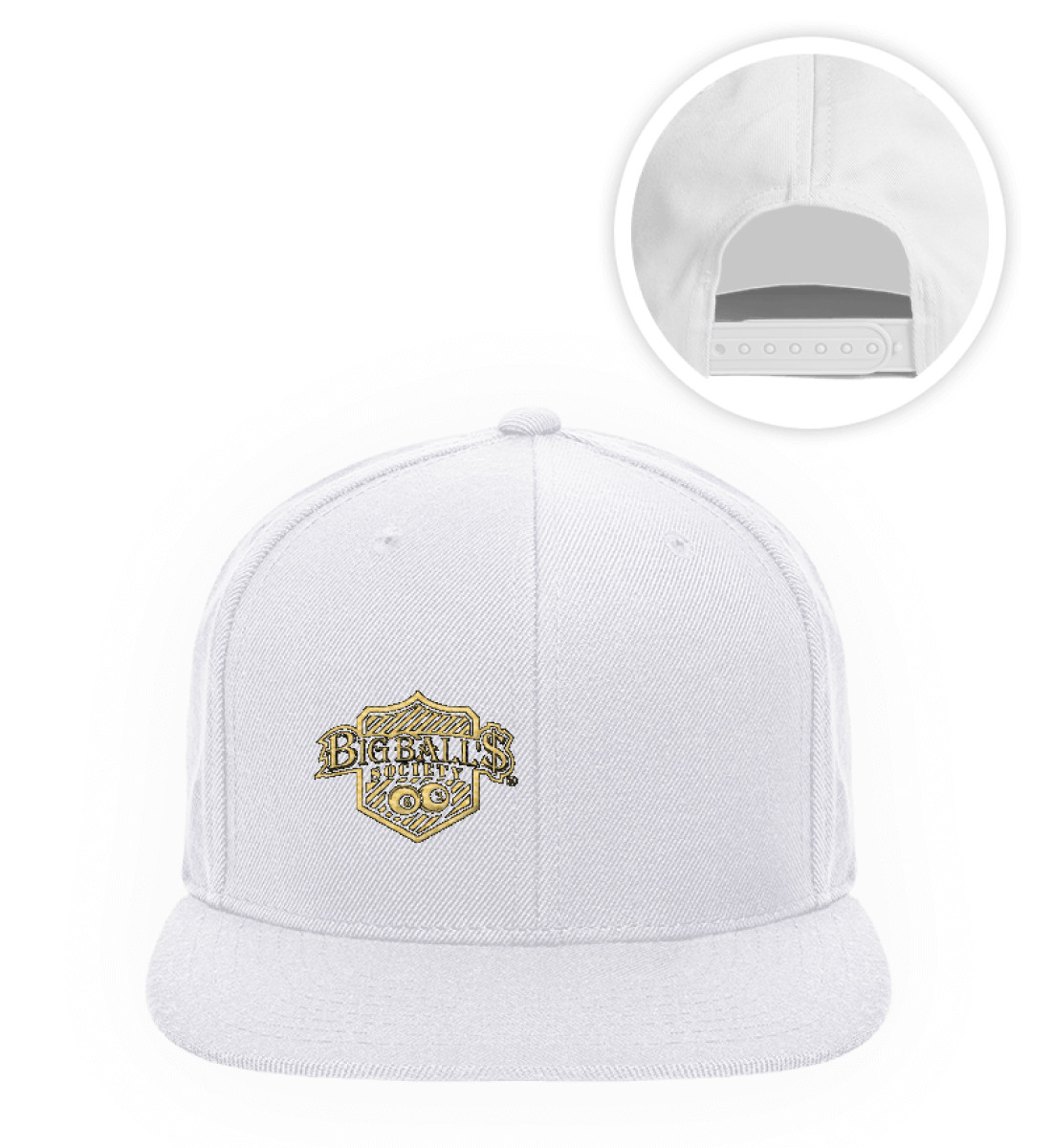 Big Ball'$ Society Gold Premium Snapback 