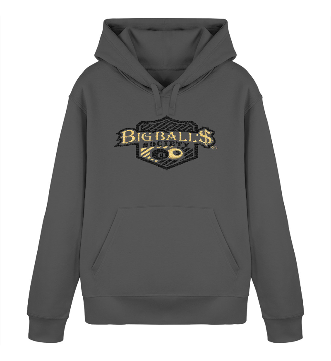Big Ball'$ Society Black/ Gold Drummer Hoodie  mit Stick