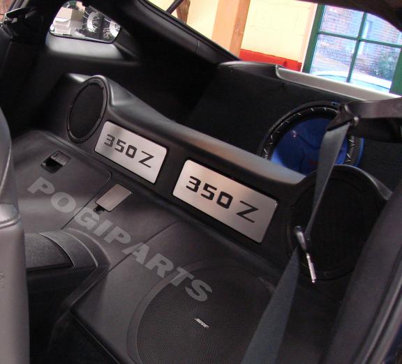 Staufächer hinter den Sitzen Ausschnitt 350Z