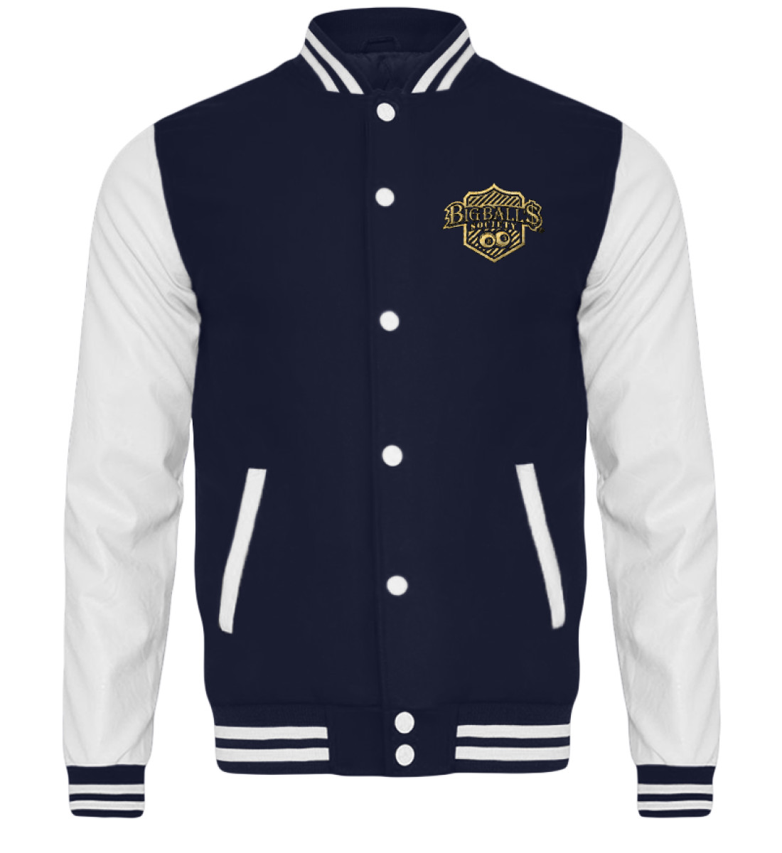 Big Ball'$ Society Gold Collegejacke Stick
