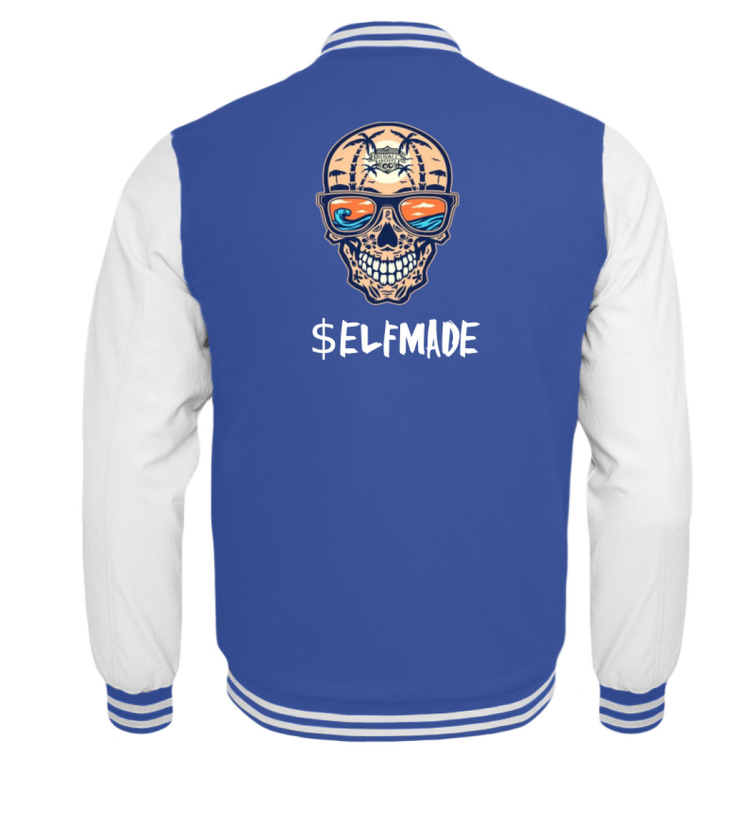 Big Ball'$ Society Summer Skull $elfmade limited Kinder Collegejacke