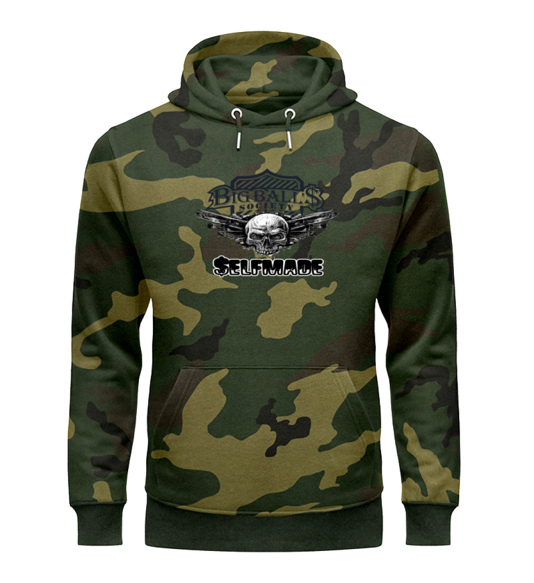 Big Ball'$ Society $elfmade Hoodie Camouflage