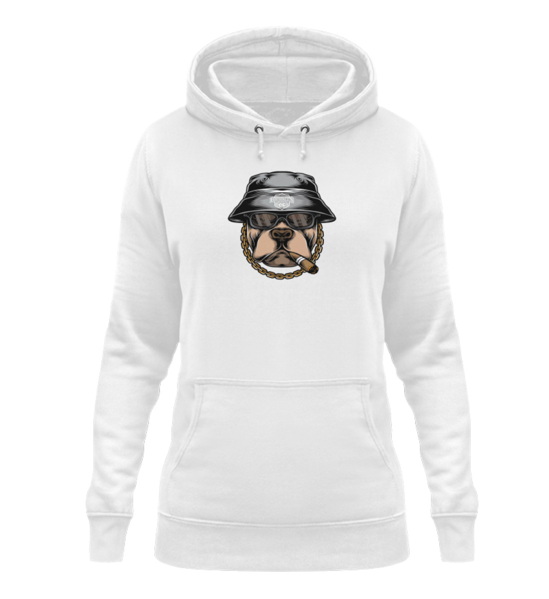 Big Ball'$ Society Bulldog Limited Damen Hoodie