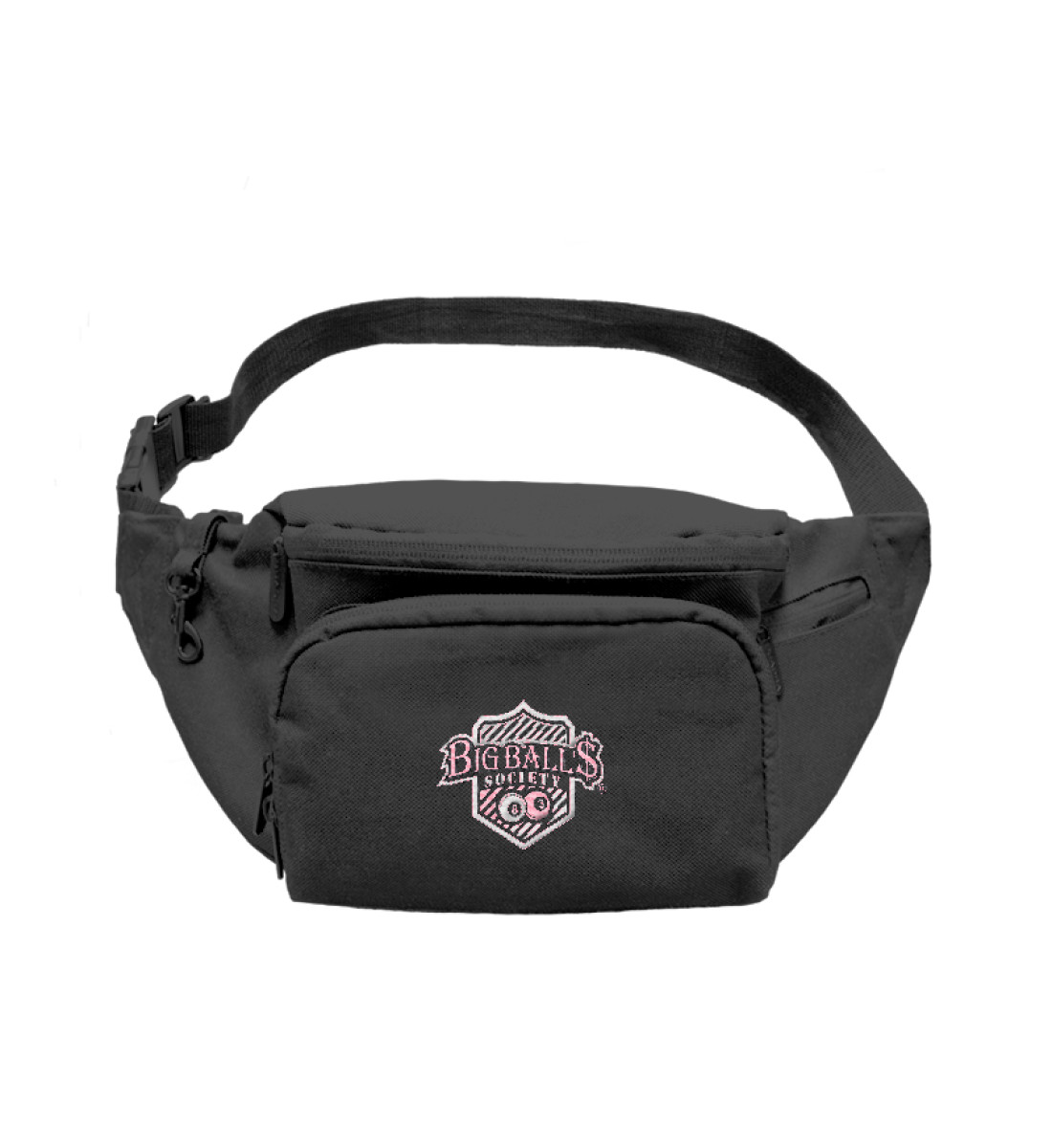 Big Ball'$ Society White/ Pink Shoulder Bag mit Stick