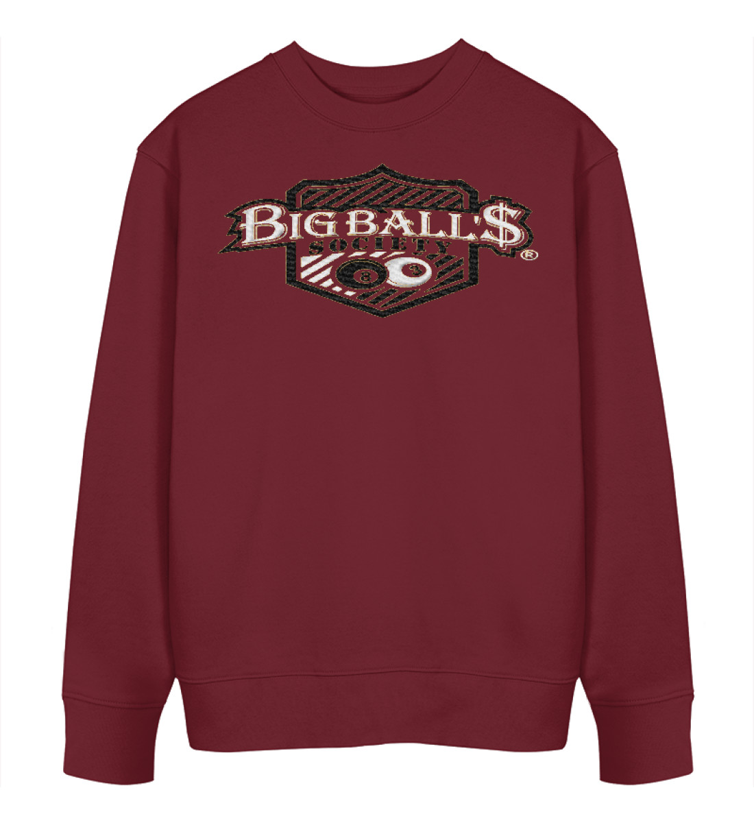 Big Ball'$ Society Black/ White Changer Sweatshirt mit Stick