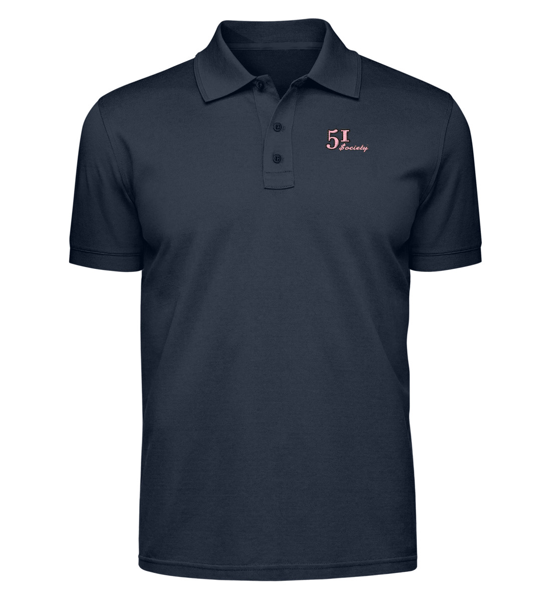 51$ociety Pink Herren Poloshirt