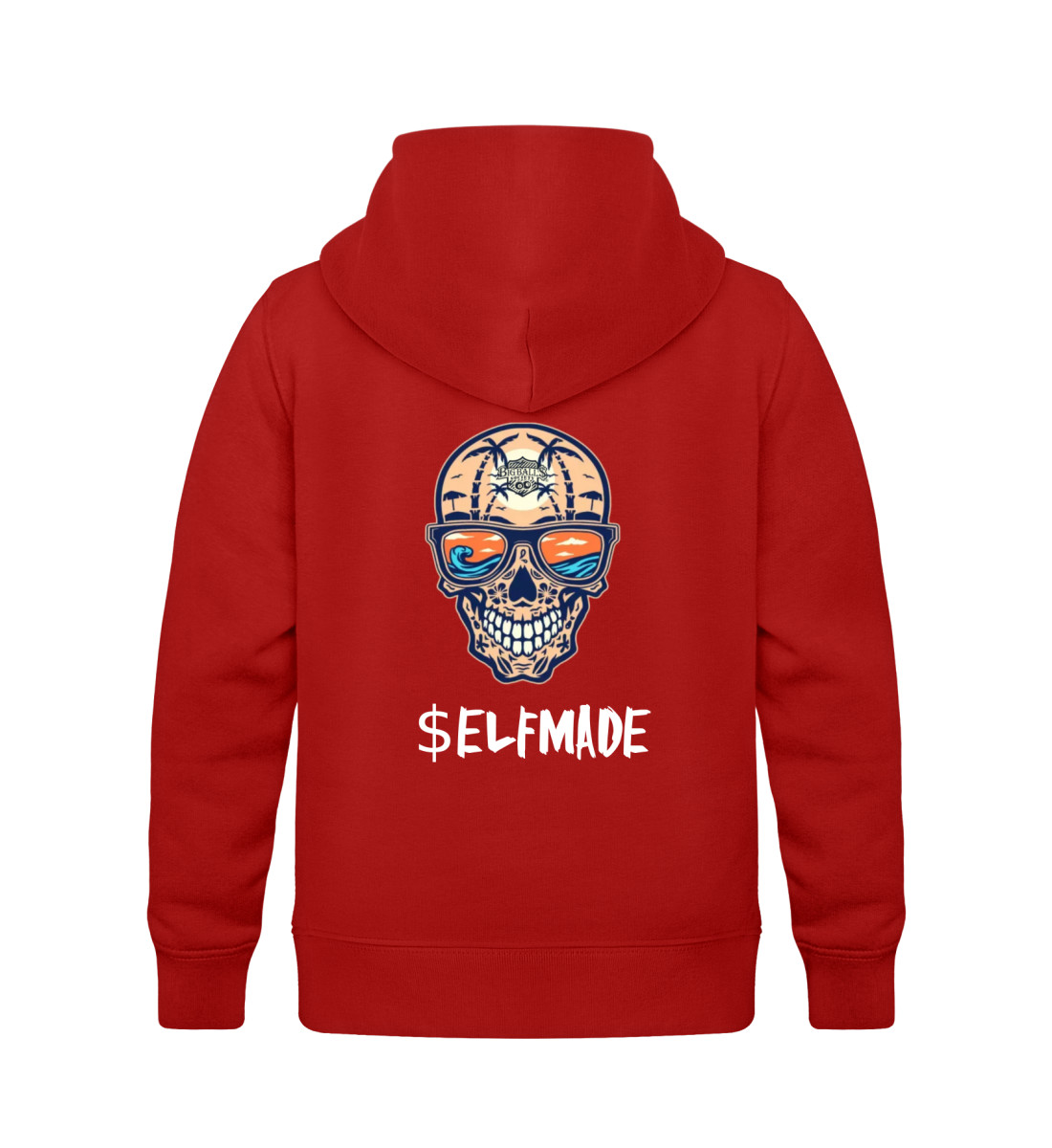 Big Ball'$ Society Summer Skull $elfmade limited Mini Zipper