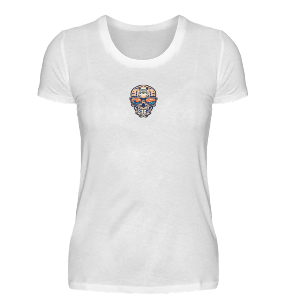 Big Ball'$ Society Summer Skull limited Damen Shirt