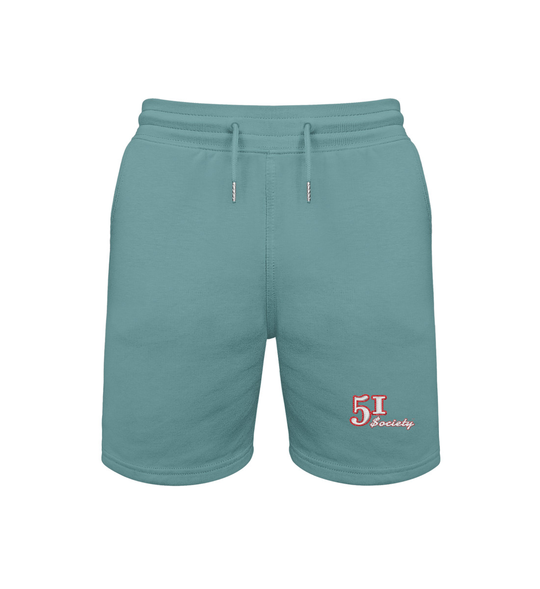 51$ociety Red/ White Trainer Sweat Shorts 